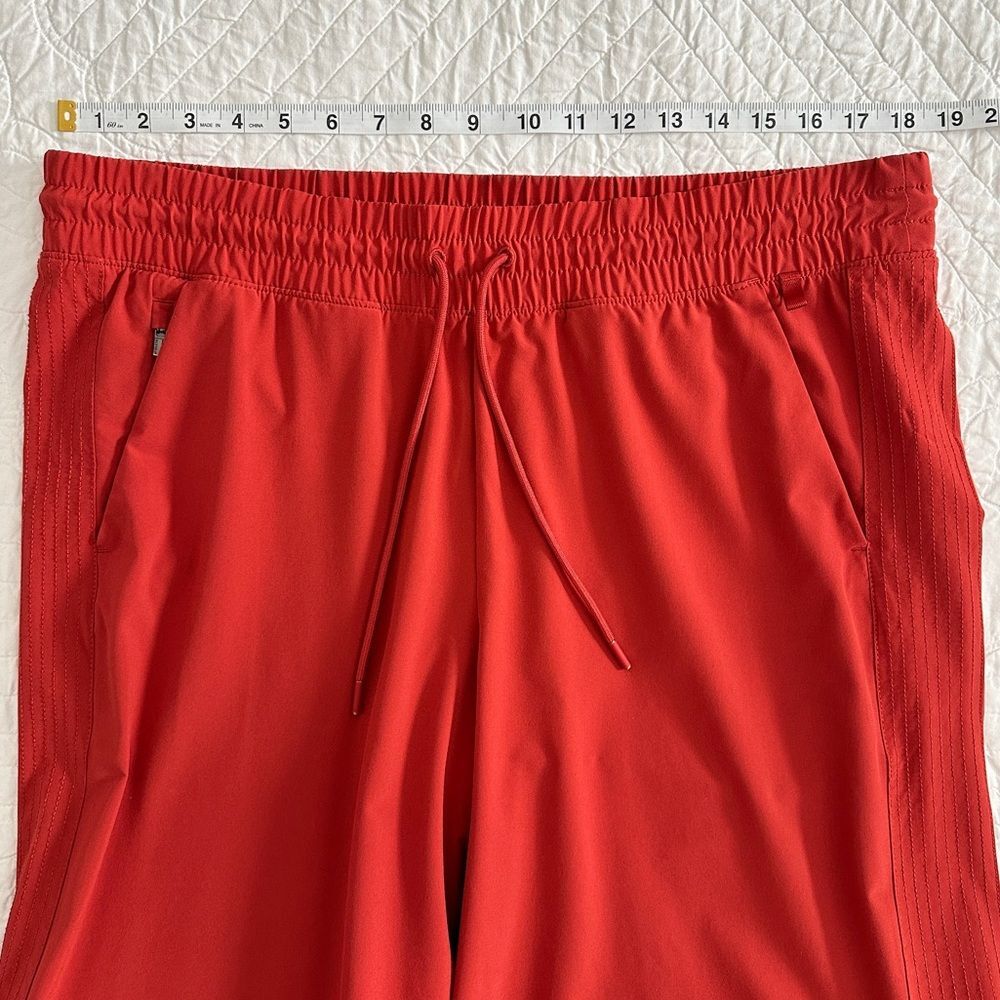 Athleta Avenue Wide Leg Crop Pant Currant Red Women’s Size 16 - Picture 7 of 13